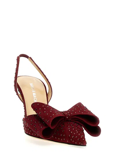 Mach&mach Mach & Mach 'le Cadeau' Slingback In Red
