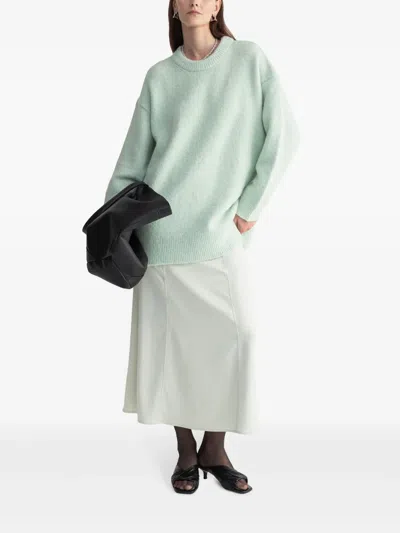 Aeron Thunder - Alpaca-blend Oversized Sweater In 绿色