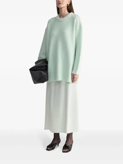 Aeron Thunder - Alpaca-blend Oversized Sweater In 绿色