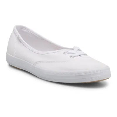 Keds Women's The Mini Eyelet Slip On Canvas Sneakers In White