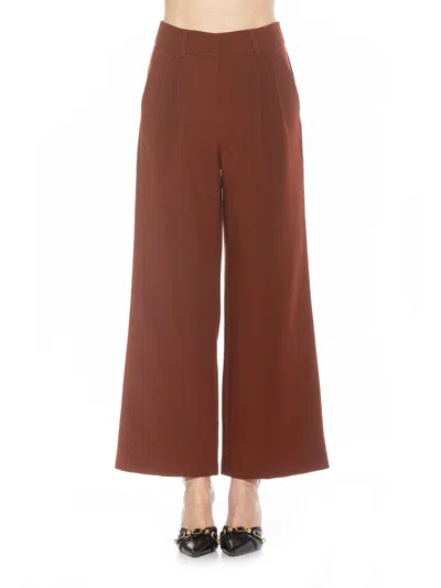 Alexia Admor Elodie Pants In Brown