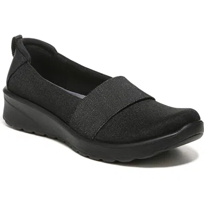 Bzees Gracie Womens Slip On Loafer Flats Shoes In Black