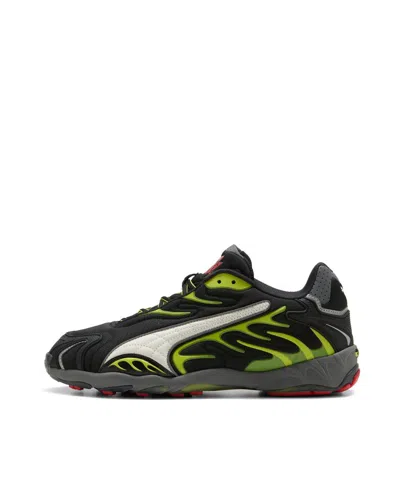 Puma A$ap Rocky Inhale Mesh Sneakers In Black