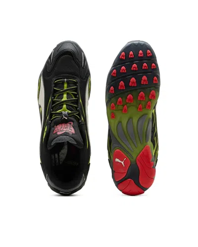 Puma A$ap Rocky Inhale Mesh Sneakers In Black