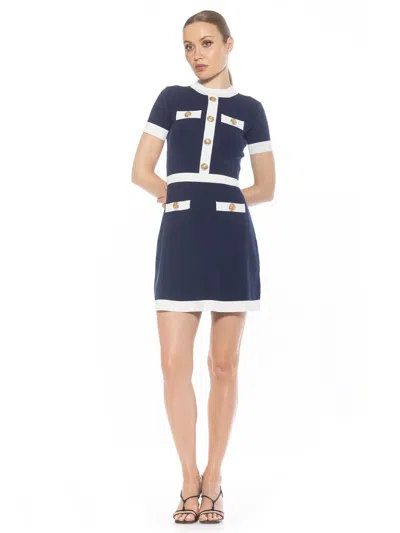 Alexia Admor Beatrix Dress In Blue