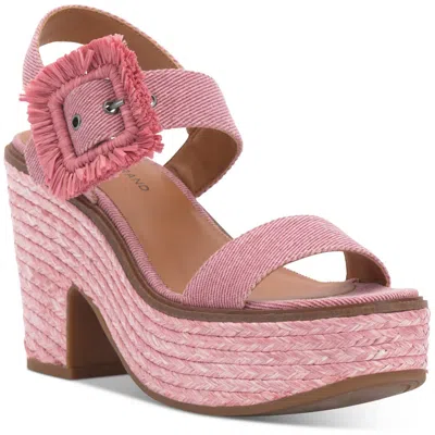 LUCKY BRAND YIDRIS WOMENS TWILL ANKLE STRAP ESPADRILLES 