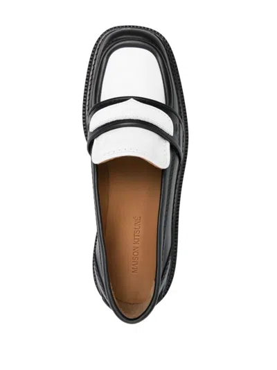 Maison Kitsuné Loafers In Black