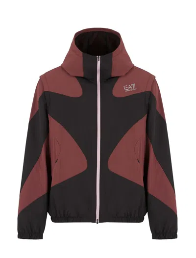 Ea7 Jacket In Puce