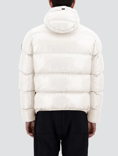 Herno Down Jacket With Logo In White