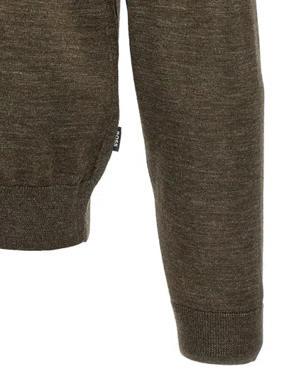 Hugo Boss Green Leno-p Sweater In Green