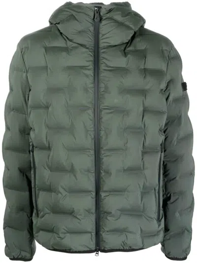 Peuterey Down Jacket In Green