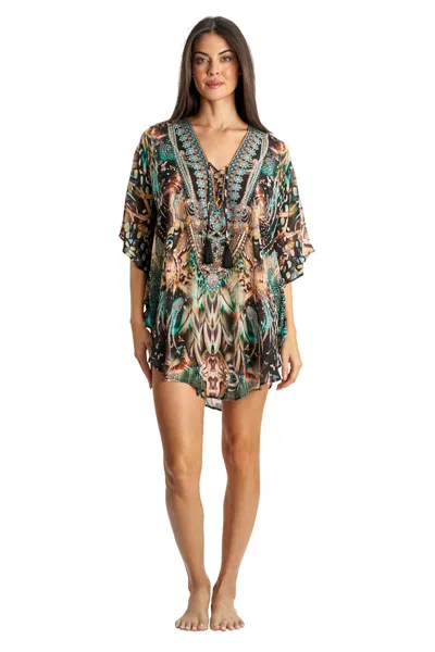La Moda Clothing Wayla Balloon Top In Multi