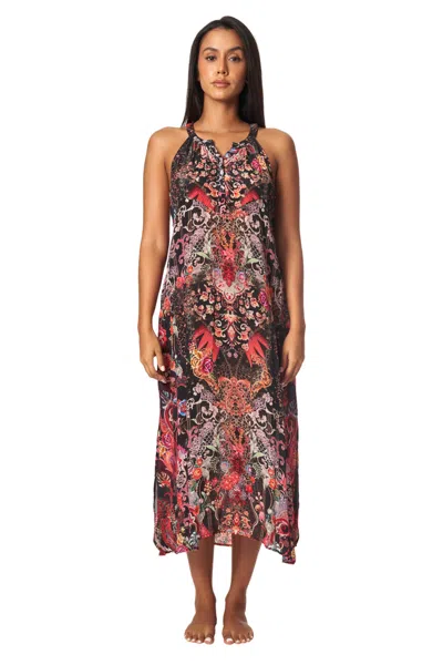 La Moda Clothing Women's Print Cover Up Dress In Multi