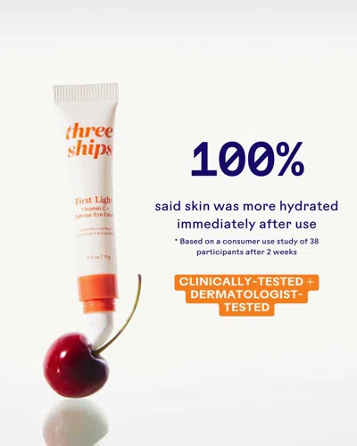 Three Ships First Light Vitamin C + Caffeine Eye Cream