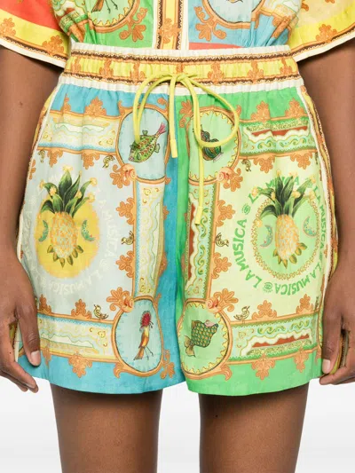 Alemais La Musica Linen Shorts
