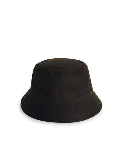 Barbour Dark Green Waxed Cotton Hat