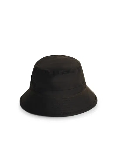 Barbour Dark Green Waxed Cotton Hat