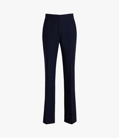 Another Tomorrow Classic Trouser In Navy