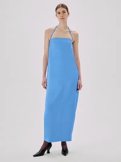 Another Tomorrow Cocoon Convertible Dress In Aegean