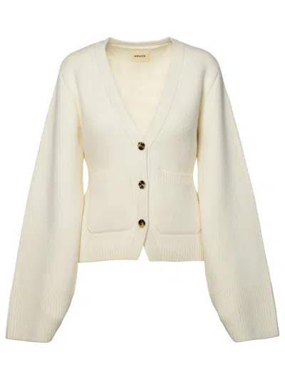 Khaite Scarlet Cashmere Cardigan