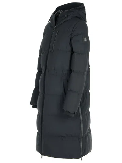 Moose Knuckles Lenin Black Nylon Blend Parka