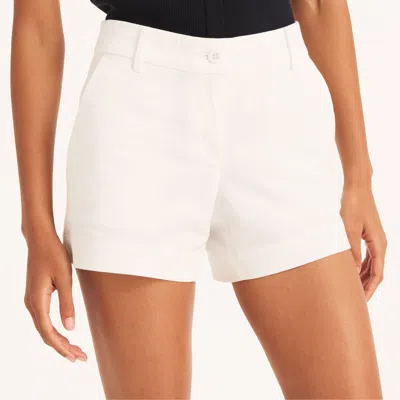 Nautica Womens 4" Deck Short In White