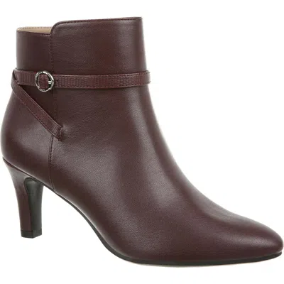 Lifestride Guild Womens Harness Pointed Toe Ankle Boots In Multi