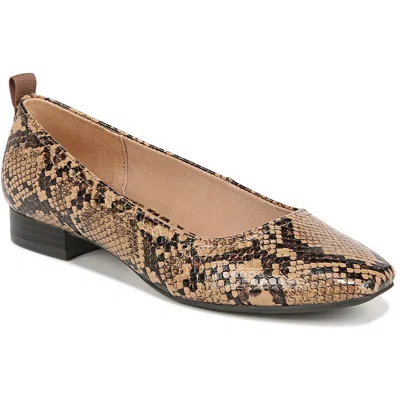 Lifestride Cameo Womens Faux Leather Round Toe Loafers In Multi