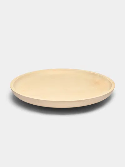 Marisa Klaster Hand-turned Ash Wood Extra Large Platter  Abask Luxury Gift