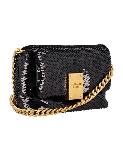 Balmain Sequin Mini Bag Chain Strap