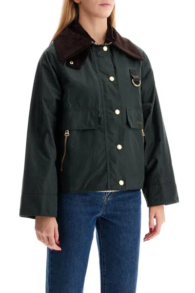 BARBOUR BARBOUR A-LINE COTTON WAXED JACKET 