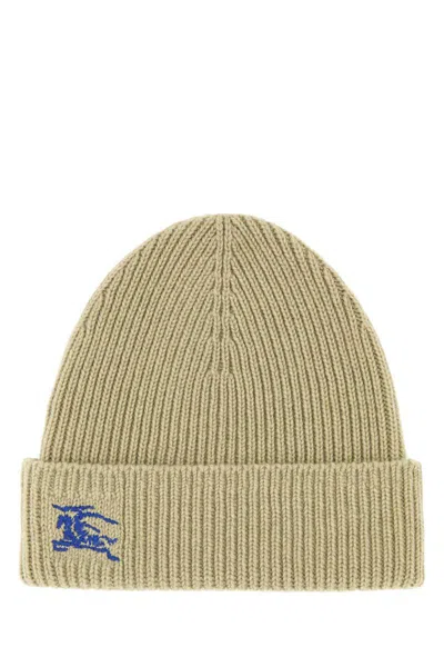 Burberry Ekd Beanie Hat In Green