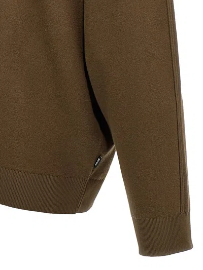 Hugo Boss H-daero Sweaters And Cardigans Brown In Green