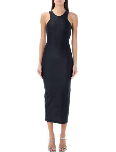 Coperni Embellished Satin-jersey Midi Dress