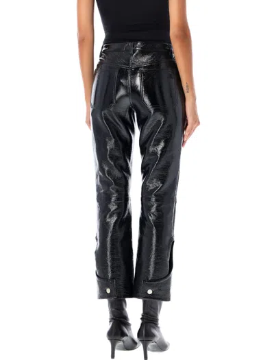 Shop Courrèges Courregès Reversed Vinyl Pant