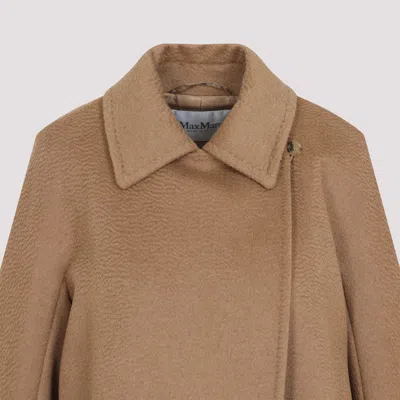 Max Mara Arcella Wool Coat In Beige