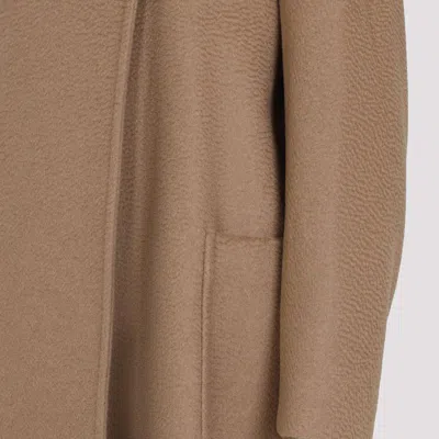Max Mara Arcella Wool Coat In Beige