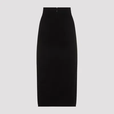 Dolce & Gabbana Cady Calf-length Skirt With Slits