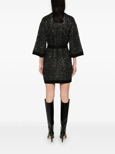 Elisabetta Franchi Sequin-embellished Mini Dress