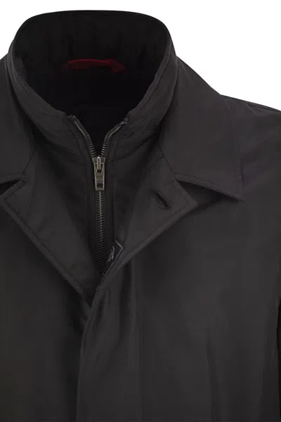 Fay Morning Waterproof Coat With High Collar