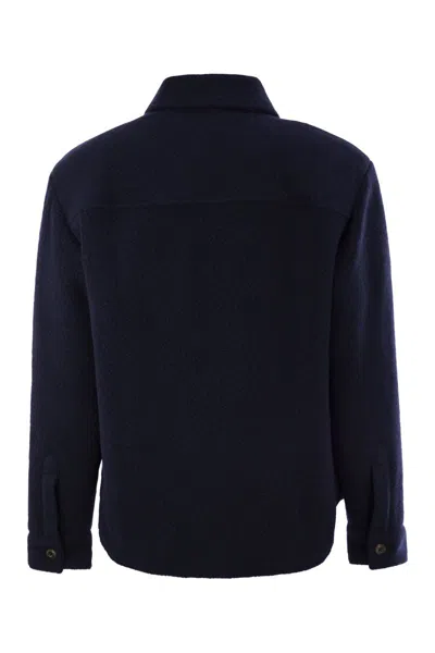 Fay Jacket Wool Blend Buttoned Cuffs