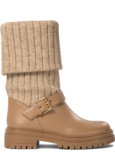 Gianvito Rossi Thurso Stretch Knit Mid-calf Boots