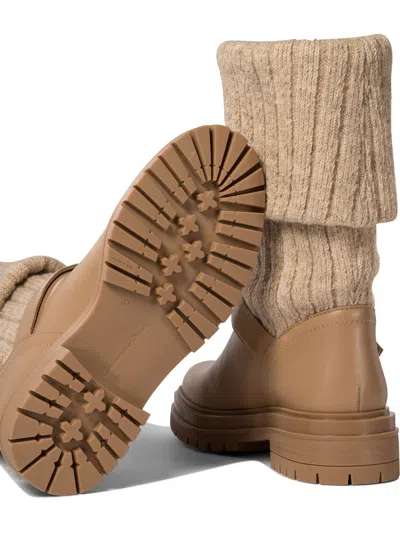 Gianvito Rossi Thurso Stretch Knit Mid-calf Boots