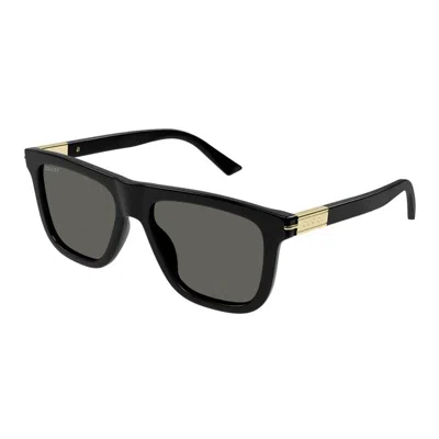 Gucci Men's Web Ingot Gg1502s 54mm Square Sunglasses
