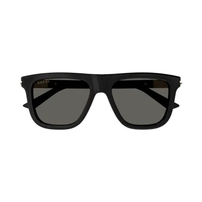Gucci Men's Web Ingot Gg1502s 54mm Square Sunglasses