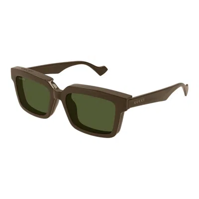 Gucci Men's Plastic Square Sunglasses