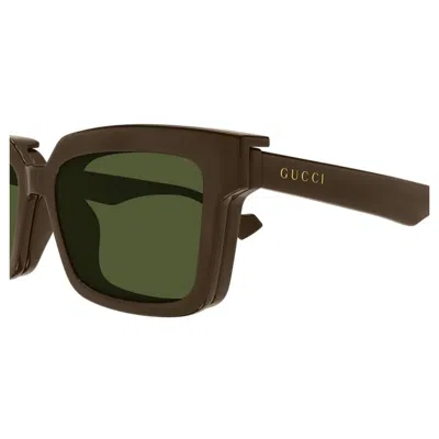 Gucci Men's Plastic Square Sunglasses