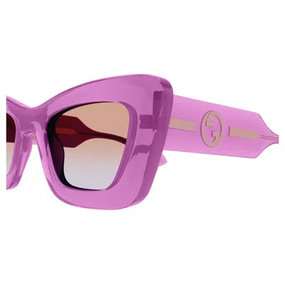 Gucci Violet Cat Eye Ladies Sunglasses Gg1552s 003 49