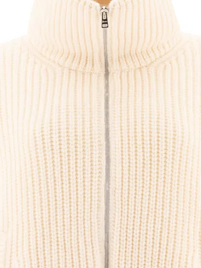 Herno Resort Cardigan In Infinity Knitwear White In White