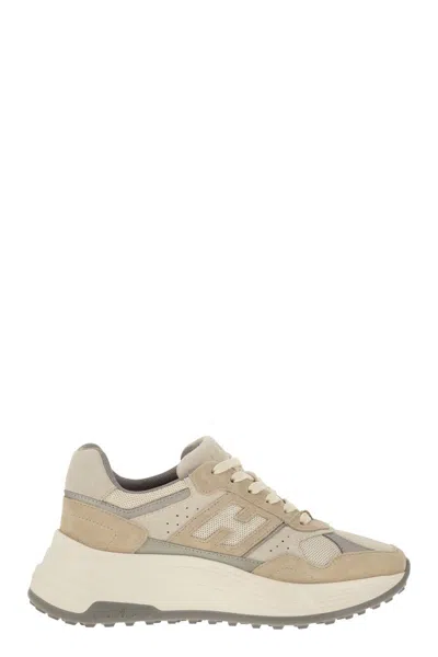 Hogan Leather Sneakers With Chunky Rubber Sole